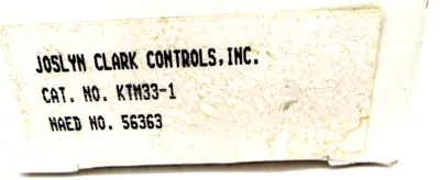 NEW JOSLYN CLARK KTM33-1 CONTACT KIT KTM331