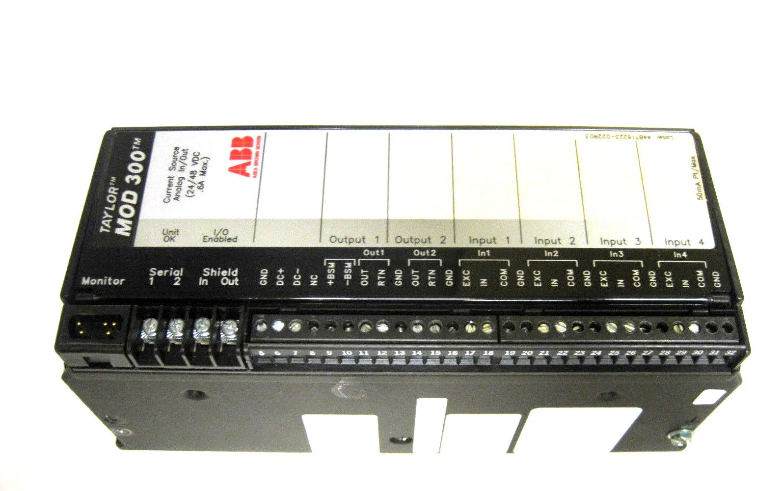 ABB TAYLOR 6231BP10820C-E BLOCK 6231BP10820C