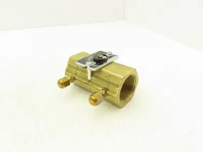 Taco CS125-T4 Circuit Setter Ball Valve 250 PSI 1-1/4" NPT W/Memory Stop