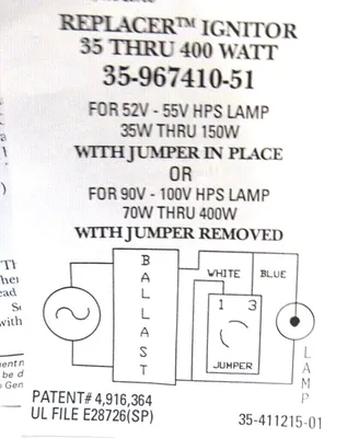 NEW GENERAL ELECTRIC 35-967410-51 IGNITOR REPLACEMENT KIT 3596741051