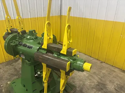 2,000 LBS X 12" LITTELL MODEL #20-12 DOUBLE END PULL OFF UNCOILER COIL REEL: STOCK #23713