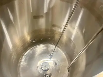 Used 250 Gallon Tank (Reactor), 316 Stainless Steel, Full Vacuum, With Agitator