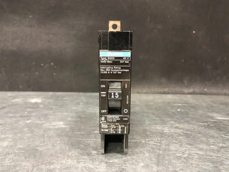 Used SIEMENS BQD6115 Switchgears British Columbia CA | Lenmark #238590