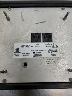 Used NWL G20805C Voltage Control HMI Panel, 5VDC Automation Control (HMI) South Carolina US | Palmetto Automation #1539723