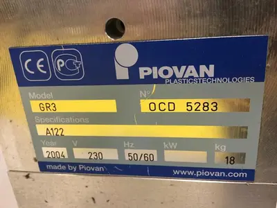 USED PIOVAN GR3