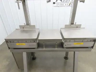 Chemtech Sanitary Dual Liquid Filling Weigh Station Scales 1" Tri-Clamp 115V