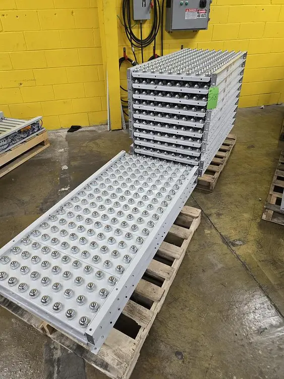 Used HYTROL ROLLER BALL TRANSFER  CONVEYOR Roller Conveyors Wisconsin US | Packer City Sales #1298047