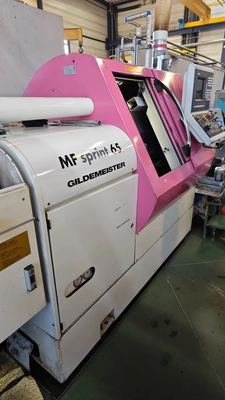 GILDEMEISTER Twin Spindle Twin Turret CNC Sliding Head Lathe, in very good used condition