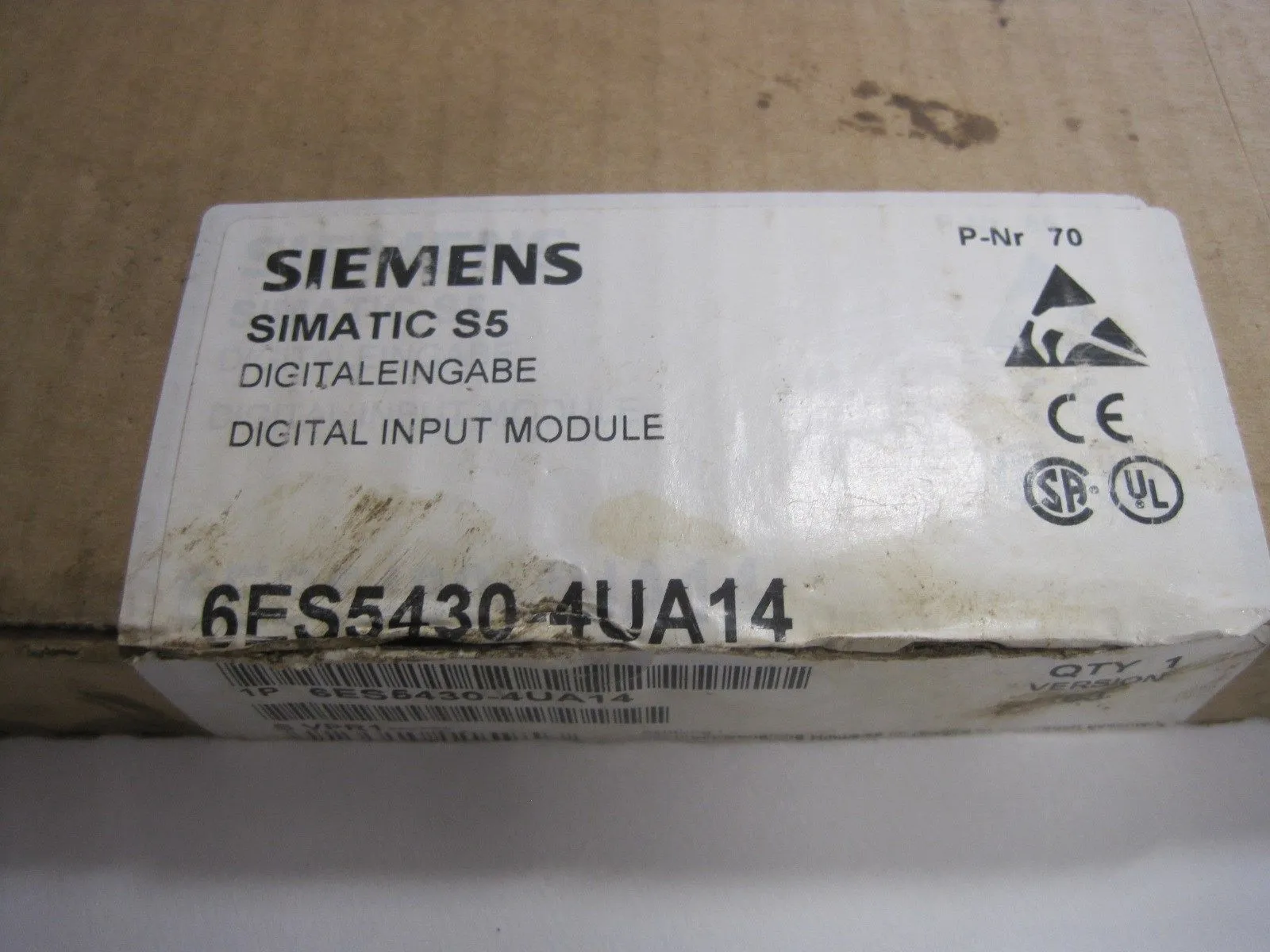 NEW SIEMENS 6ES5-430-4UA14 INPUT MODULE 6ES54304UA14