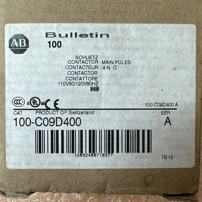 NEW Allen Bradley 100-C09D400