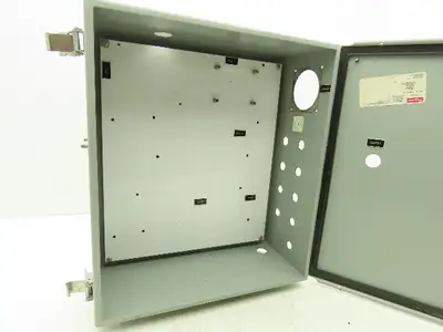 Hoffman A1614CHQR Electrical Enclosure Control Panel 16x14x6" With Back Plate
