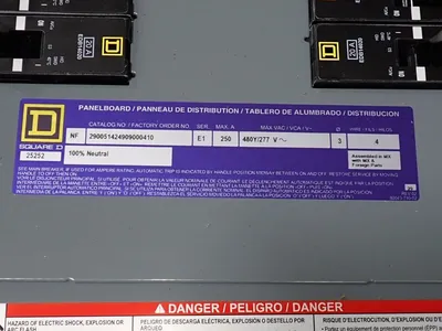 Used SQUARE D 290051424909000410 Electrical Panels Ohio US | HGR 24 #727875