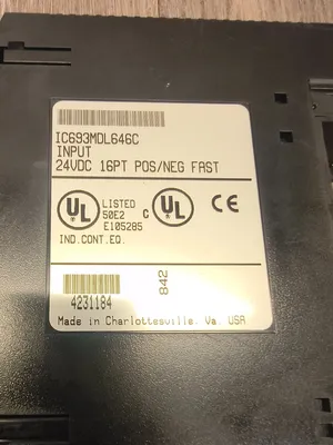 Used GE FANUC IC693MDL646C PLC Input & Output South Carolina US | ESS Industrial Equipment Sales #1275120