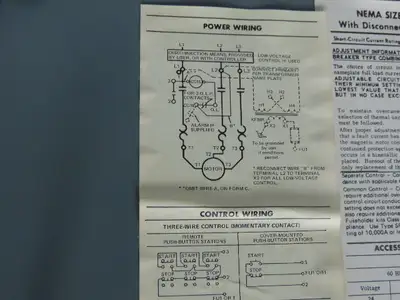 Square D 8538 SCG14 Single Throw Fusible Disconnect Safety SwitchW/Motor Starter