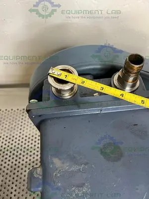 USED WELCH 1402 DUOSEAL BELT-DRIVEN ROTARY VANE VACUUM PUMP 115/230V