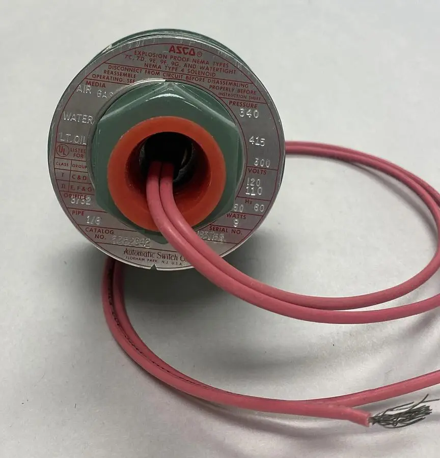 New | in-Stock ASCO 8262C42 Pump & Valve Parts Ohio US | Surplus Asset Holdings #1236604