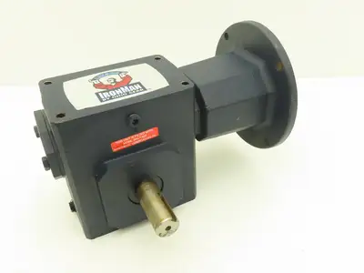 Leeson IronMan BM821-25-L-56 Worm Gearbox 25:1 Reducer 1Hp 70rpm 56C LH