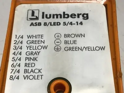 Used LUMBERG ASB 8/LED 5/4-14 Misc Electrical & Power Parts Michigan US | Ideal Machinery #1277124