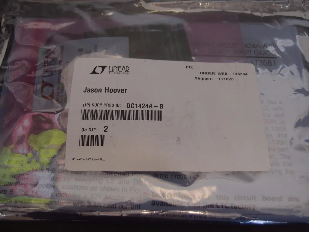 NEW Linear Technologies DC1424A-B DC142A-A
