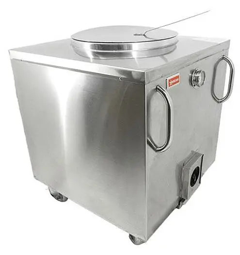 34″ x 34″ Stainless Steel Charcoal Tandoor Clay Oven