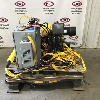 BUDGIT BEHCO310 Chain Hoist 3 Ton Capacity 2.5HP 50/60Hz 3PH 10fpm Speed w/Motor