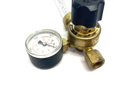 New | in-Stock Harris Argon CO2 Zero Compensated Cylinder Flowmeter Regulator 3100331 Regulators Michigan US | Maverick Industrial Sales #1395359