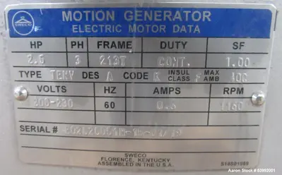 Used SWECO XS48S888BVCBP4SDTL Circular Screeners Illinois US | Aaron Equipment #141827