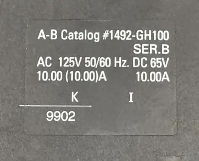 Used Allen-Bradley 1492-GH100 Misc Industrial Equipment California US | Davliegogo LLC #1709858