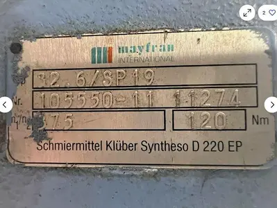 USED 1996 MAYFRAN CHIP CONVEYOR FOR A MAZAK HTC400