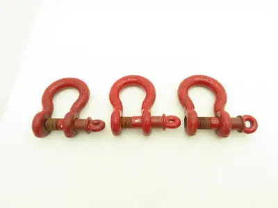 Crosby WLL9-1/2T Lifting Shackle with 1-1/4" Pin Lot of 3