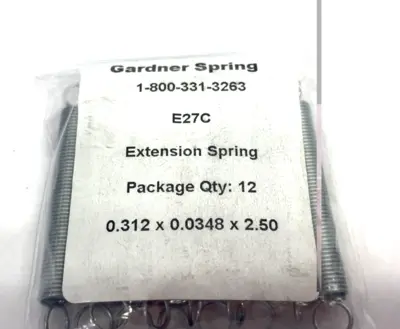 New | in-Stock Gardner Spring Extension Spring 0.312x0.0348x2.50 12-PACK Misc Fasteners Michigan US | Maverick Industrial Sales #1395450