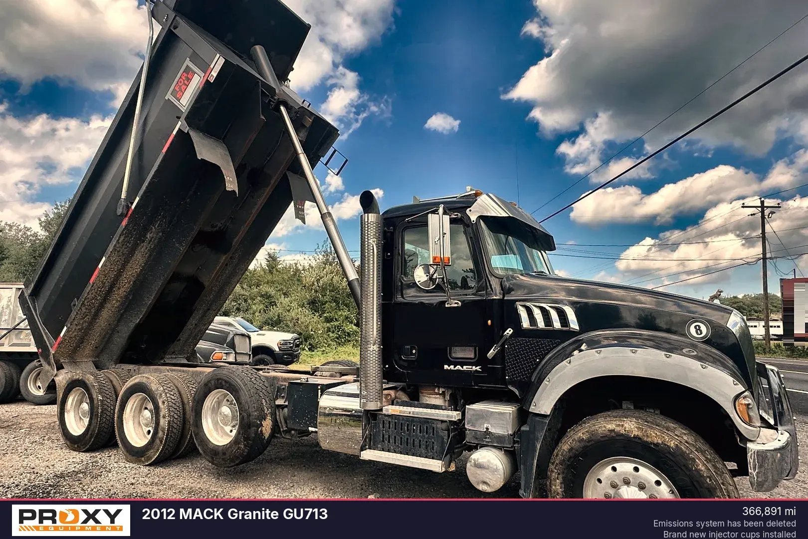 Used 2012 MACK GRANITE GU713 Dump trucks Pennsylvania US | Proxy Equipment #1378120