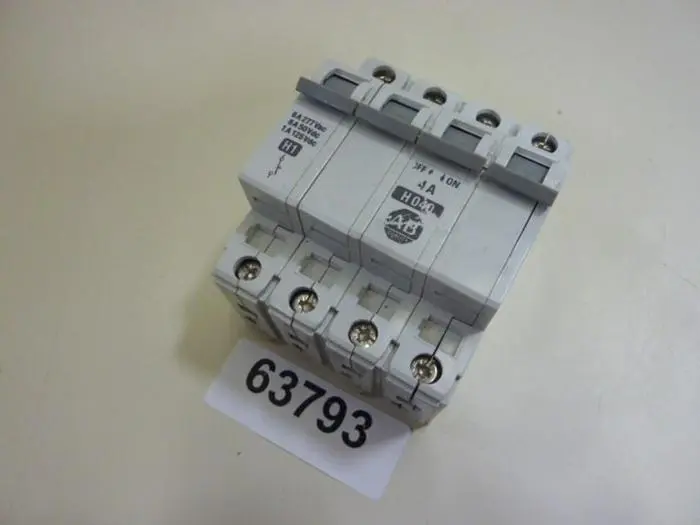 Used ALLEN BRADLEY 1492-CB3/H040 SER B Circuit Breakers Michigan US | Ideal Machinery #597363