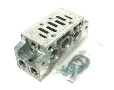 5 NEW FESTO NAVW-1/4-1-ISO SUB-BASE MANIFOLD NAVW141ISO