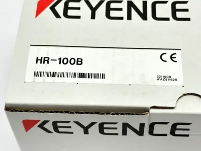 USED KEYENCE HANDHELD WIRELESS CODE READER, STANDARD, RED LIGHT SOURCE