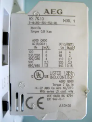 USED AEG LS30K.00