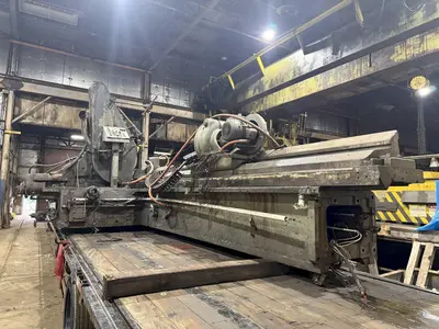 24" SWING x 372" LONG (31' CAPACITY) CINCINNATI CYLINDRICAL GRINDER / POLISHING MACHINE: YOBRO #24067