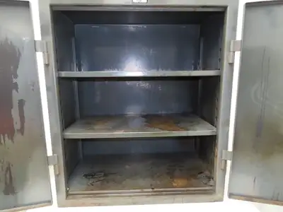 Strong Hold Extreme Duty 12 GA Counter-Height Cabinet 2 Shelf 36x20x42"