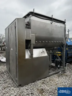 USED Weiler & Co, Inc. 220 Cu Ft Weiler Provisur Dual Shaft Paddle Mixer, Model M12900, S/S