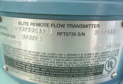 USED Micro Motion RFT 9739 E4SUJ