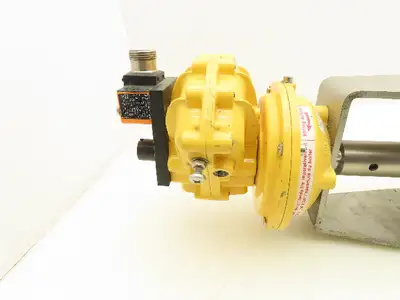 Crane Flowseal Stainless 4" Butterfly Valve w/Kinetrol Pneumatic Actuator