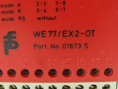Pepperl+Fuchs WE77/Ex2-OT Switch Amplifier 2-Channel Safety Relay  Lot of 2