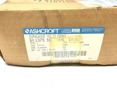 Ashcroft Duragauge 60-1379-SS-04L-1000#
