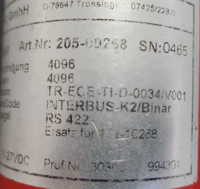 USED TR ELECTRONIC 205-00268
