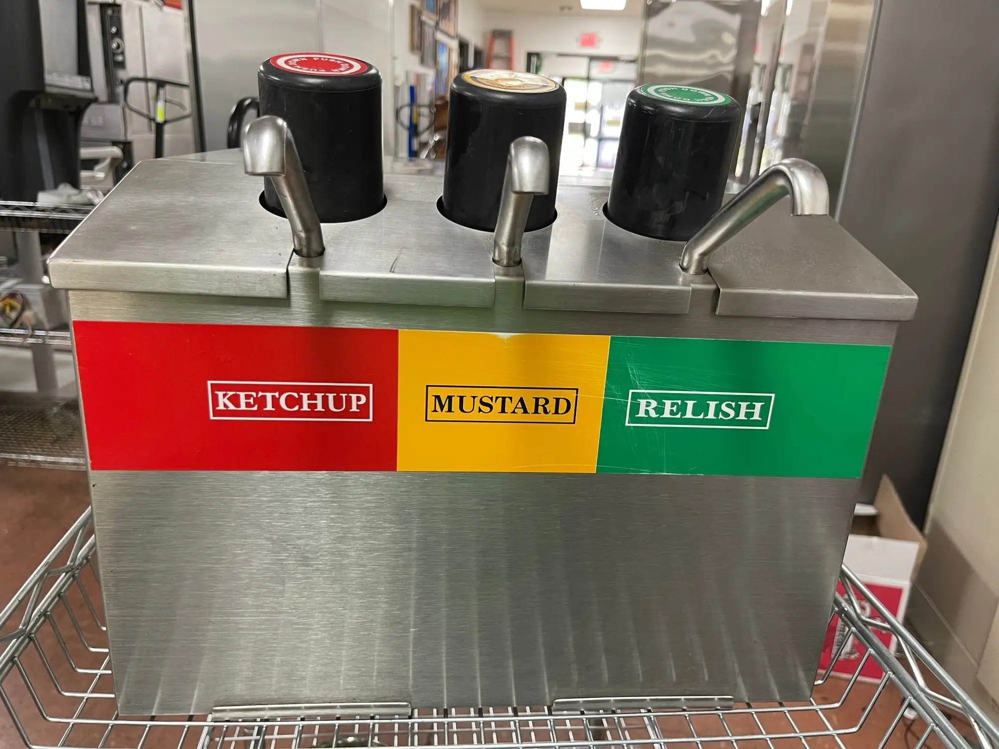 Used Automatic Bar Controls Used Automatic Bar Controls Stainless Steel Countertop Condiment Dispenser Restaurant Equipment (Miscellaneous) Illinois US | Falcon Restaurant Supply #1376136