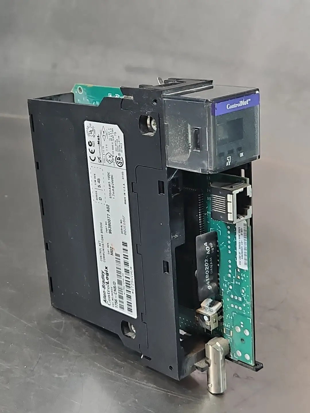 Allen-Bradley 1756-CNB/D Control Net Communications Bridge Rev M02 (BIN741)