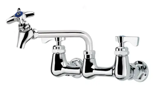 Krowne 16-250L Splash Mount Pot Filler Faucet w/ 6" Swing Nozzle