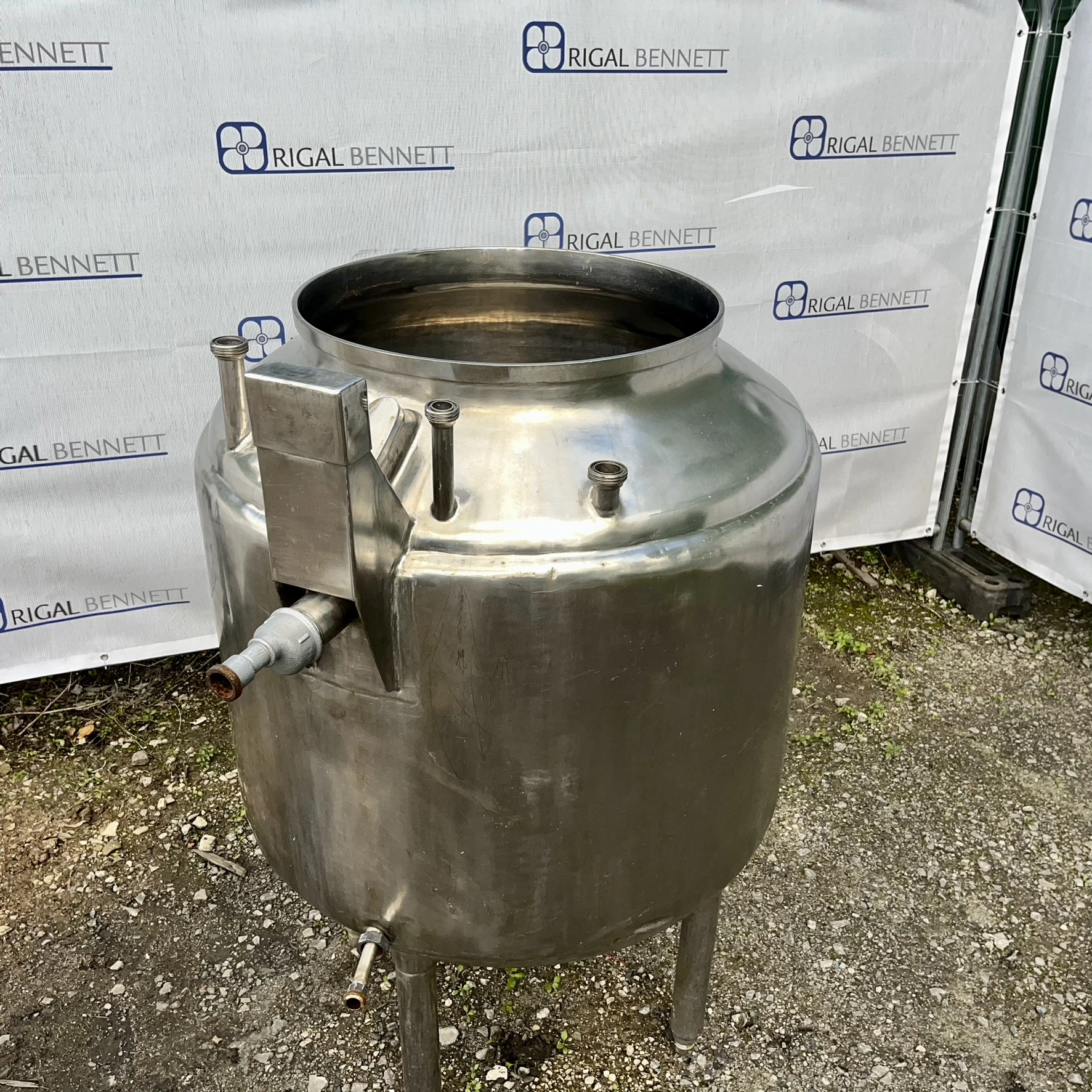370L S/S Water Jacketed Pan