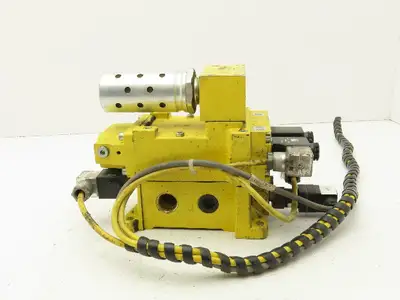 Ross Controls DM2CNA54A21 Double Solenoid Valve W/ Base Assembly 24VDC 30-120PSI