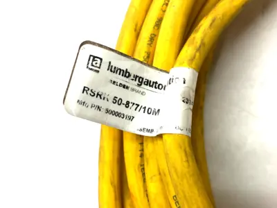 USED LUMBERG AUTOMATION DOUBLE-ENDED CABLE CORDSET M TO F 500003197